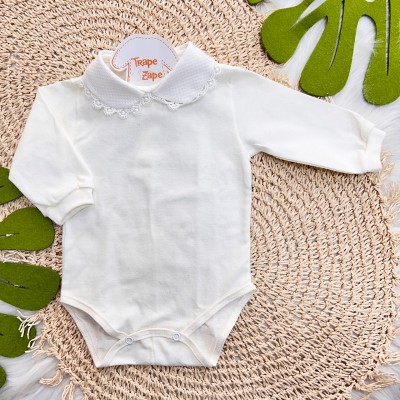 Body Gola Bordada Grypir Redondo - Off White Body Gola Bordada Grypir Redondo - Off White